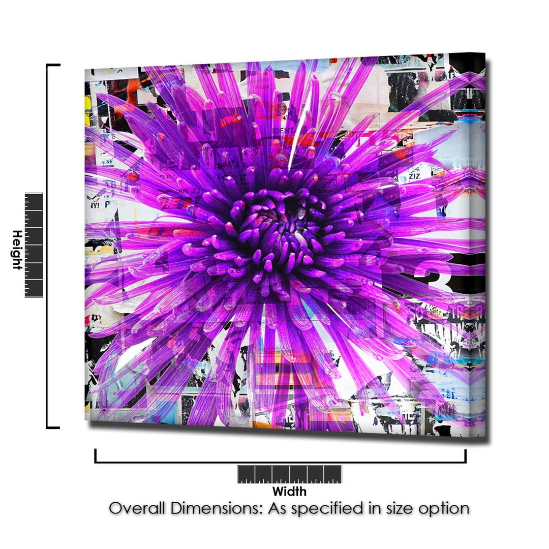 Painted Petals LXVIII' Wrapped Canvas Wall Art