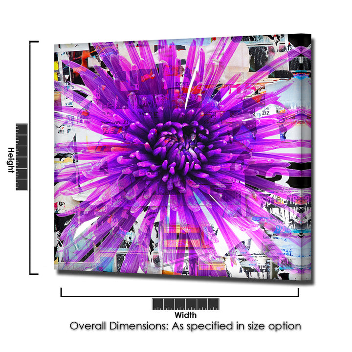 Painted Petals LXVIII' Wrapped Canvas Wall Art