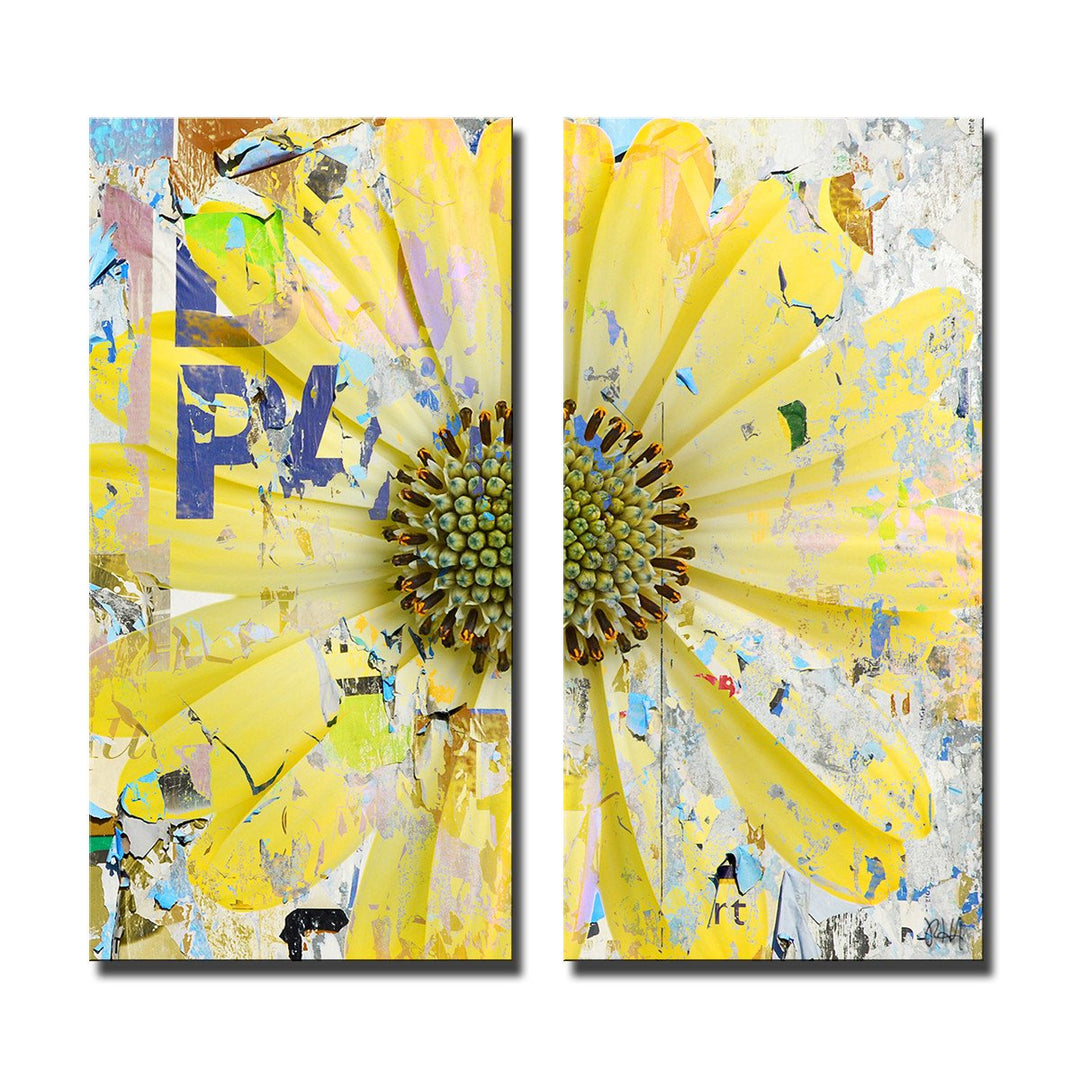 Painted Petals LXIX' Wrapped Canvas Wall Art