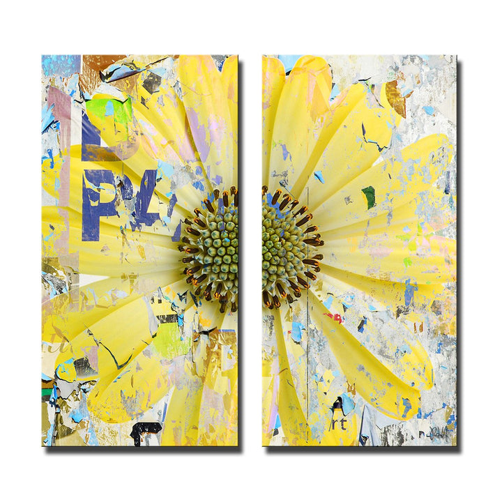 Painted Petals LXIX' Wrapped Canvas Wall Art