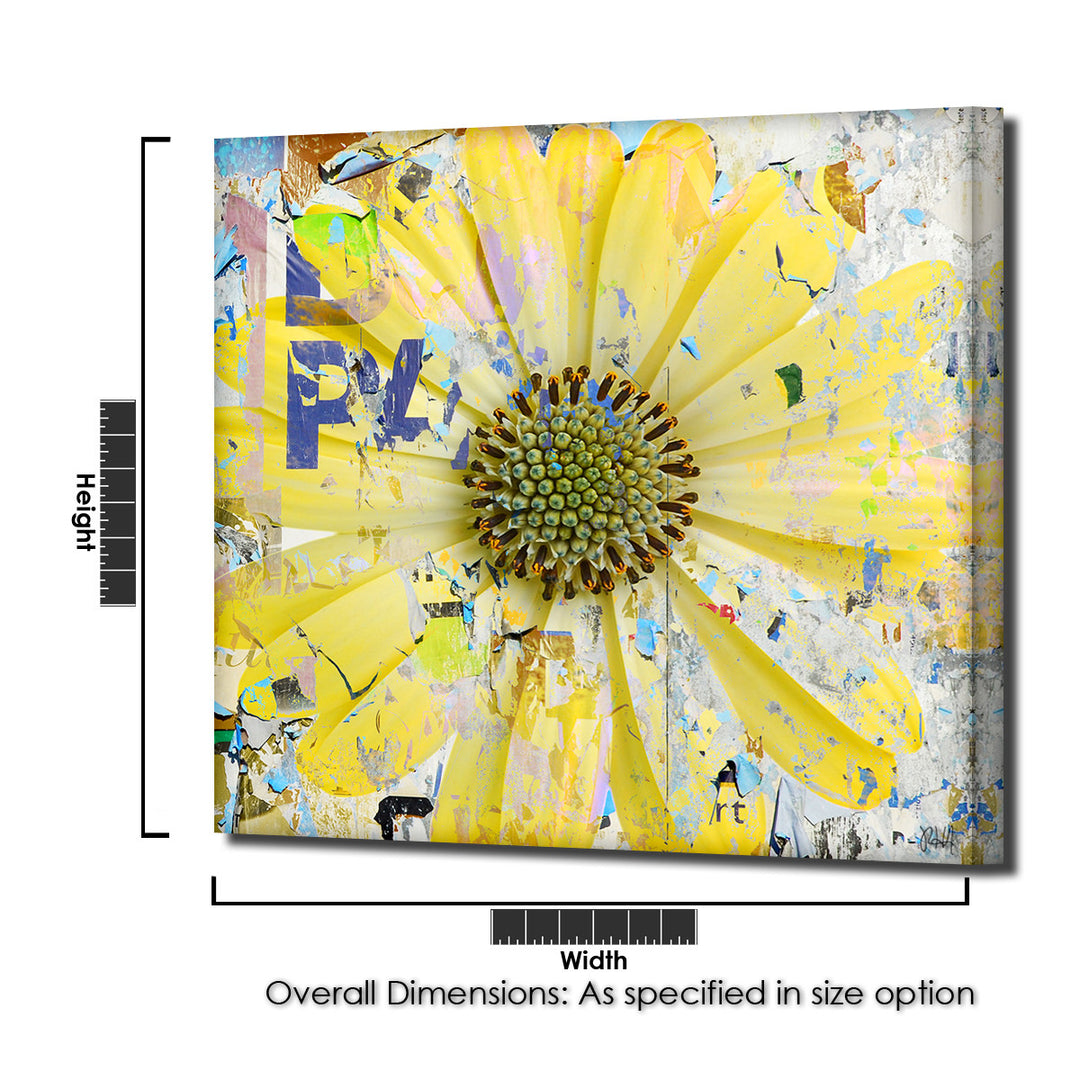 Painted Petals LXIX' Wrapped Canvas Wall Art