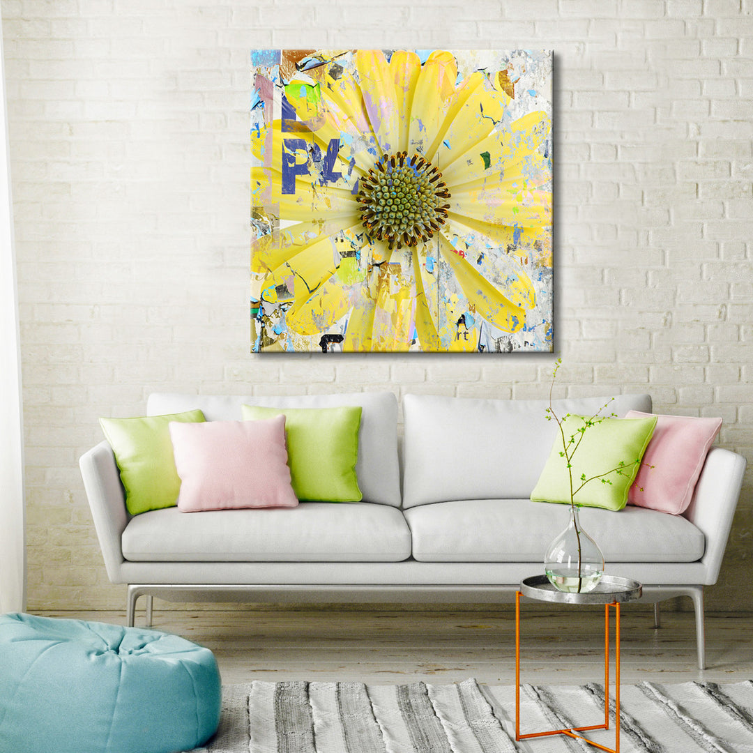 Painted Petals LXIX' Wrapped Canvas Wall Art