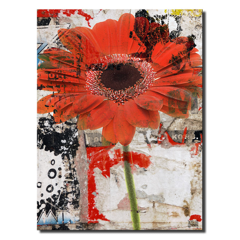 Painted Petals LXX' Wrapped Canvas Wall Art