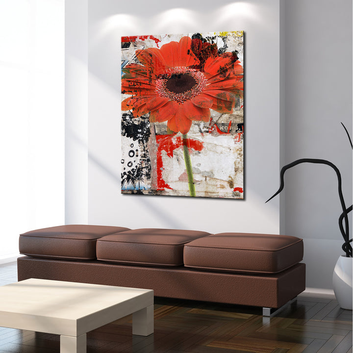 Painted Petals LXX' Wrapped Canvas Wall Art