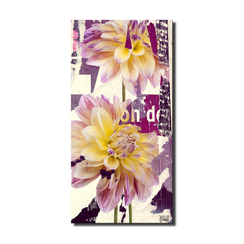 Painted Petals LXXII' Wrapped Canvas Wall Art Set