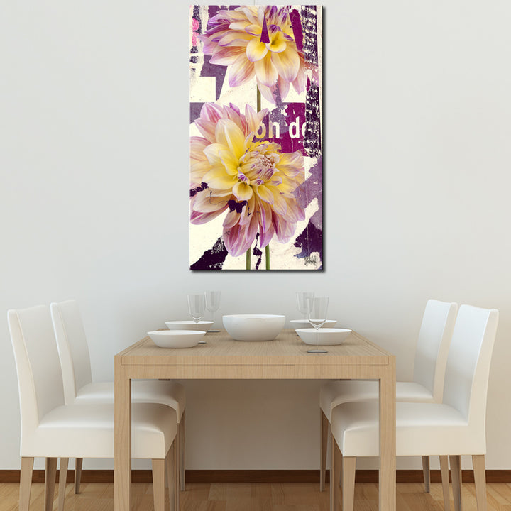 Painted Petals LXXII' Wrapped Canvas Wall Art Set