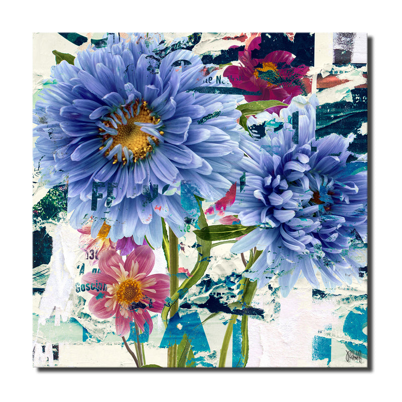 Painted Petals LXXIV' Wrapped Canvas Wall Art