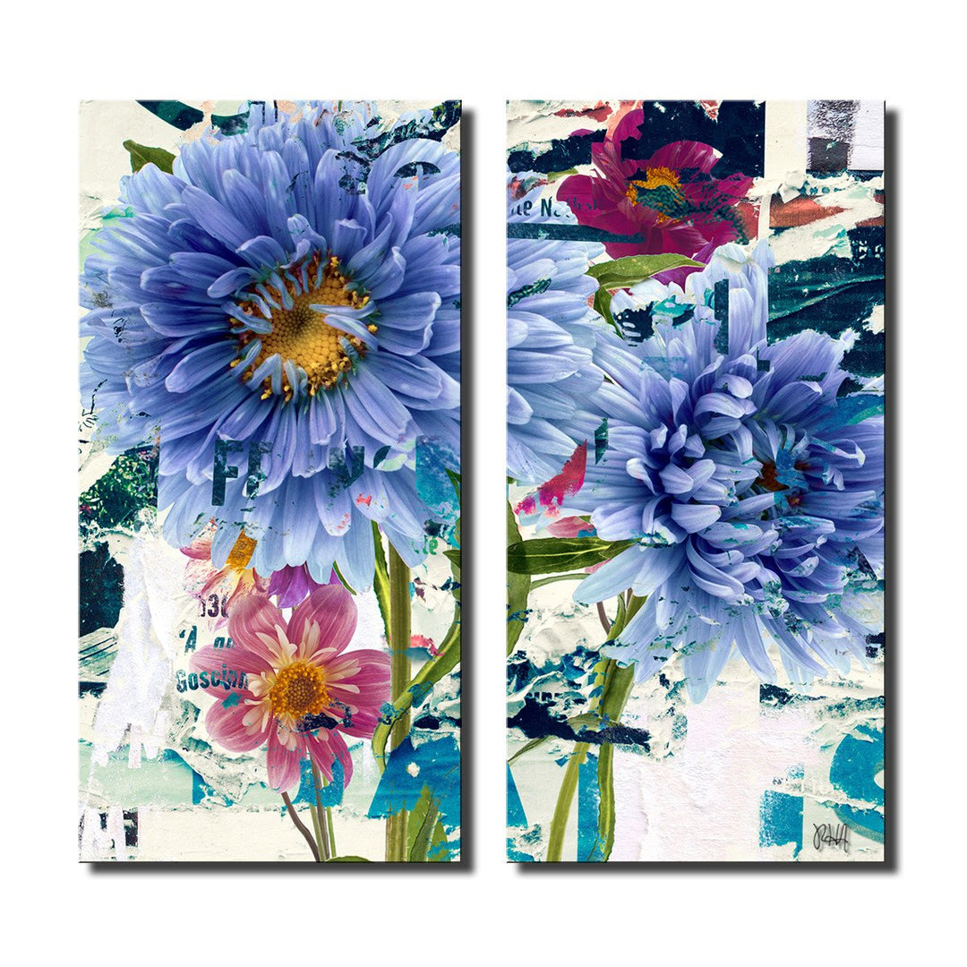 Painted Petals LXXIV' Wrapped Canvas Wall Art