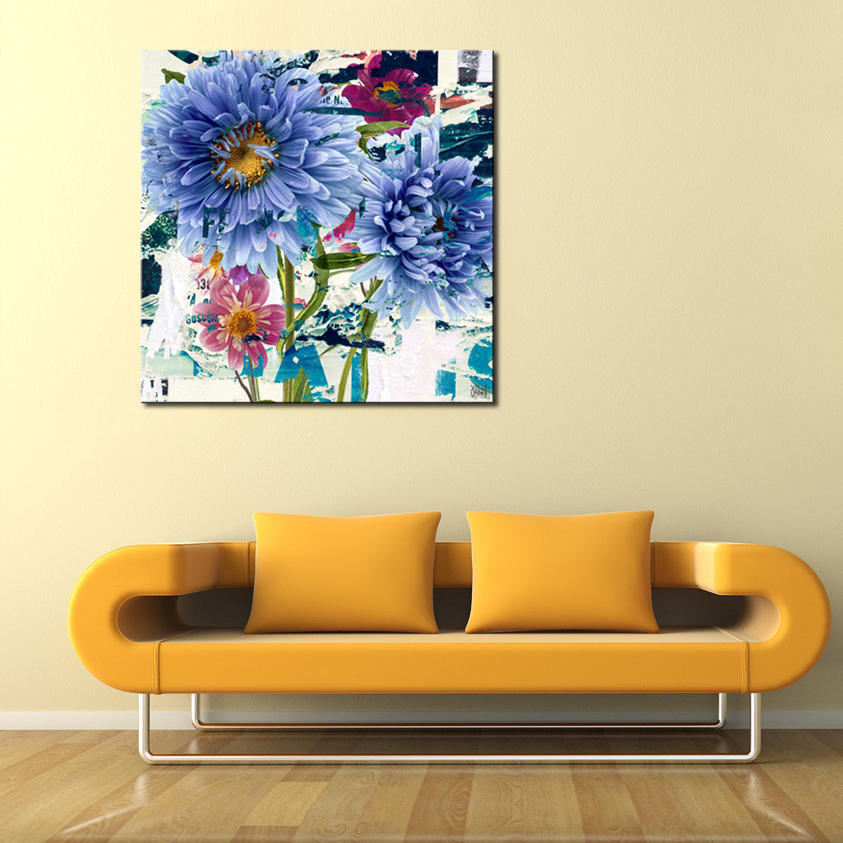 Painted Petals LXXIV' Wrapped Canvas Wall Art – Ready2HangArt