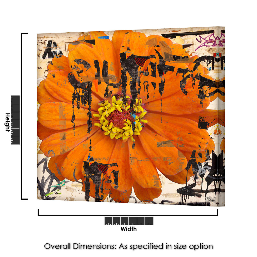 Painted Petals LXXVI' Wrapped Canvas Wall Art