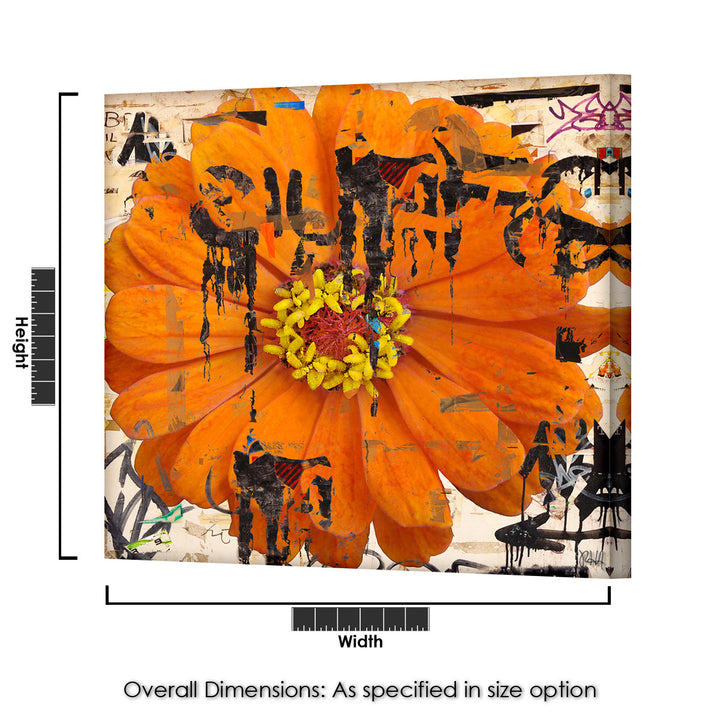 Painted Petals LXXVI' Wrapped Canvas Wall Art