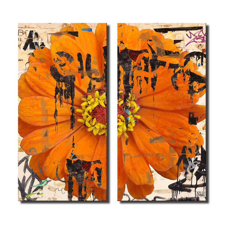 Painted Petals LXXVI' Wrapped Canvas Wall Art