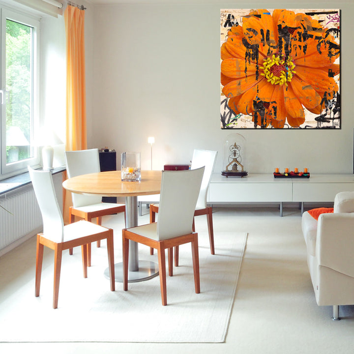Painted Petals LXXVI' Wrapped Canvas Wall Art