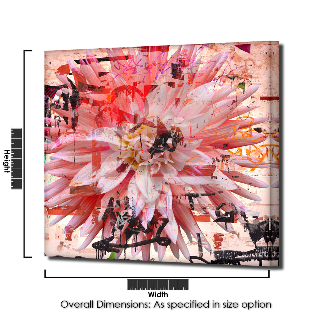 Painted Petals LXXVII' Wrapped Canvas Wall Art