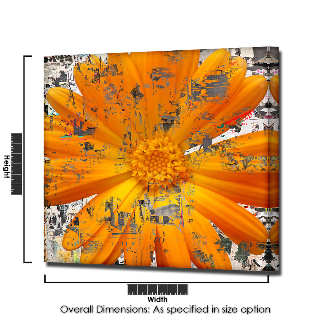 Painted Petals LXXVIII' Wrapped Canvas Wall Art