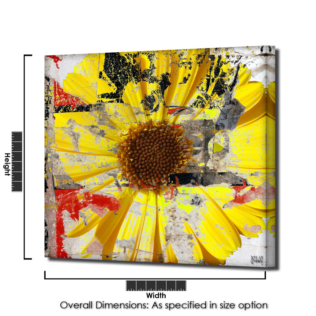 Painted Petals LXXIX' Wrapped Canvas Wall Art