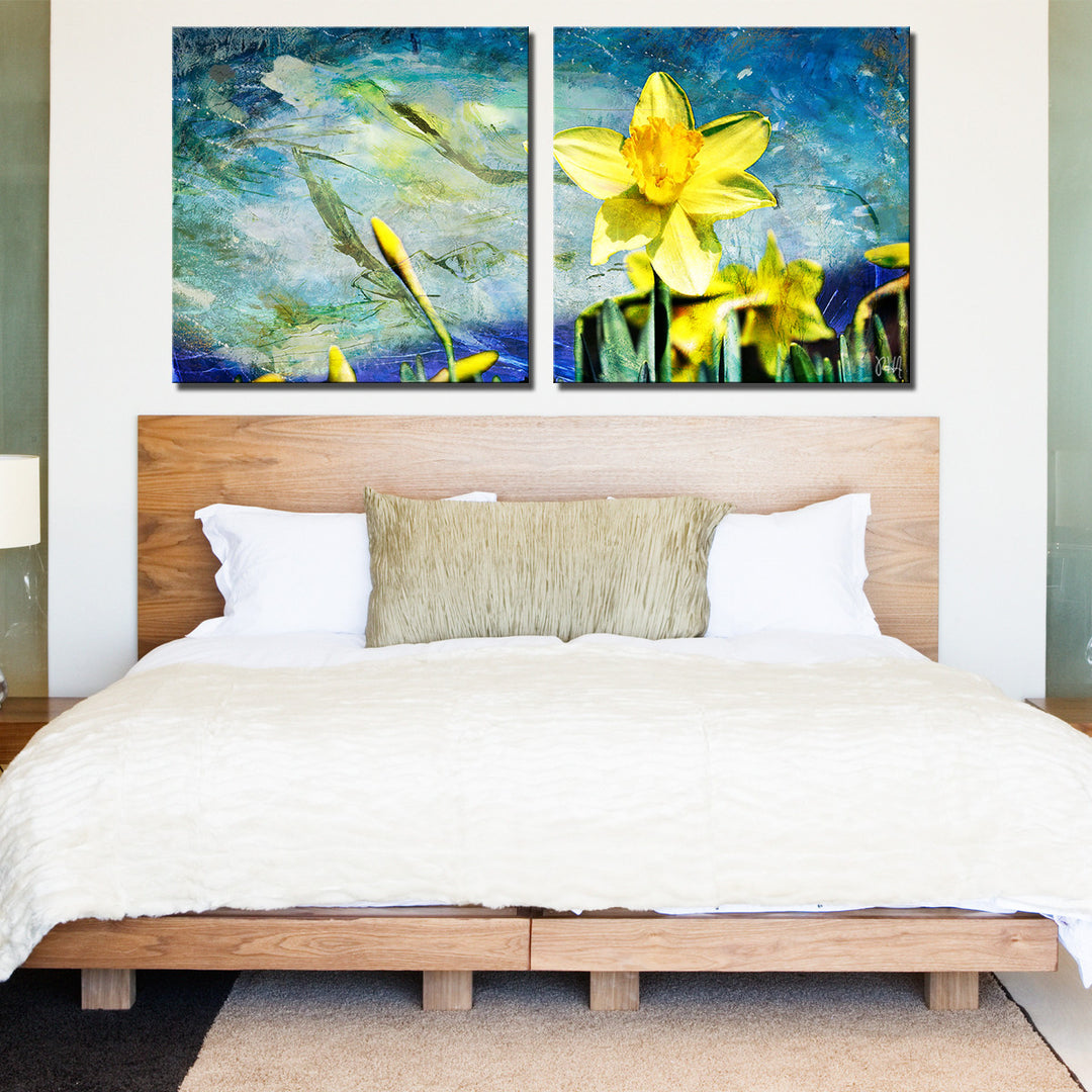 Painted Petals VII' Wrapped Canvas Wall Art