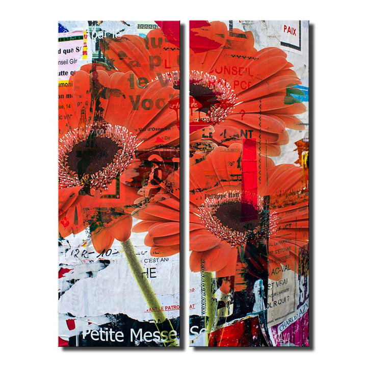 Painted Petals LXXXI' Wrapped Canvas Wall Art