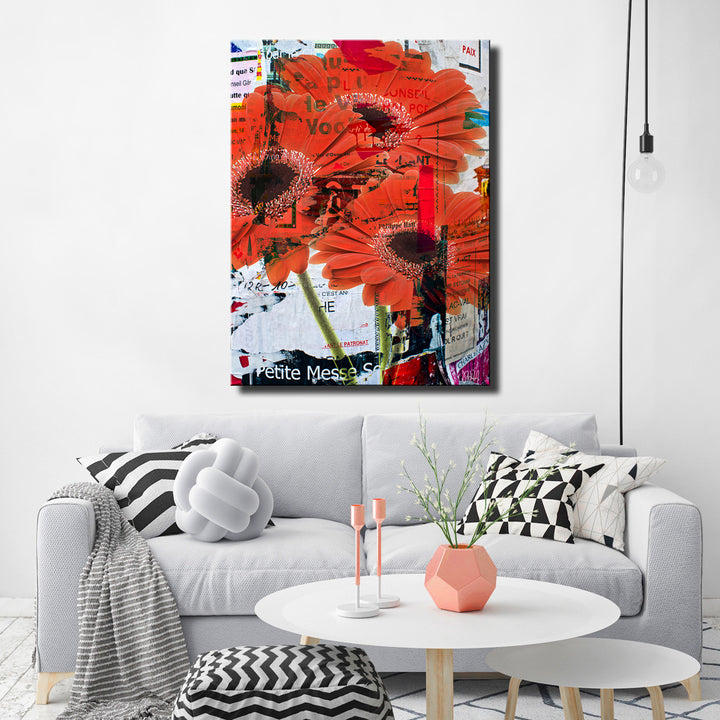 Painted Petals LXXXI' Wrapped Canvas Wall Art