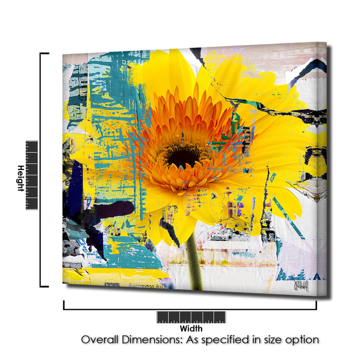 Painted Petals LXXXIII' Wrapped Canvas Wall Art