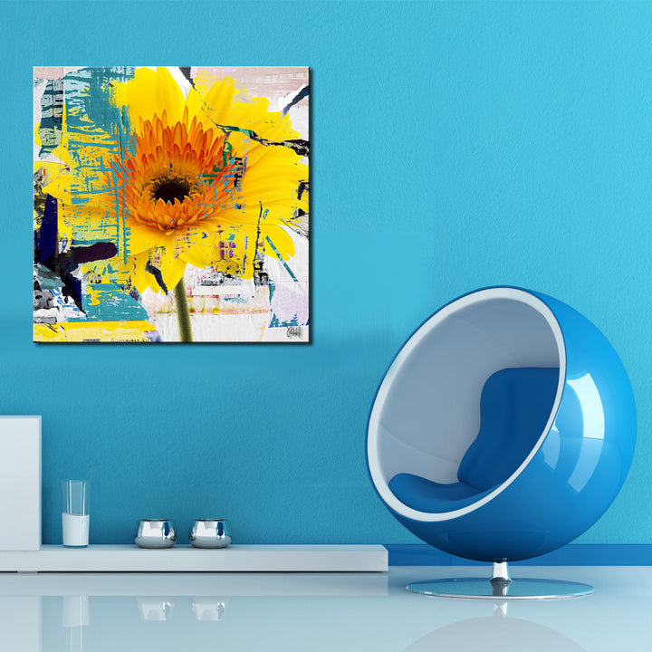 Painted Petals LXXXIII' Wrapped Canvas Wall Art