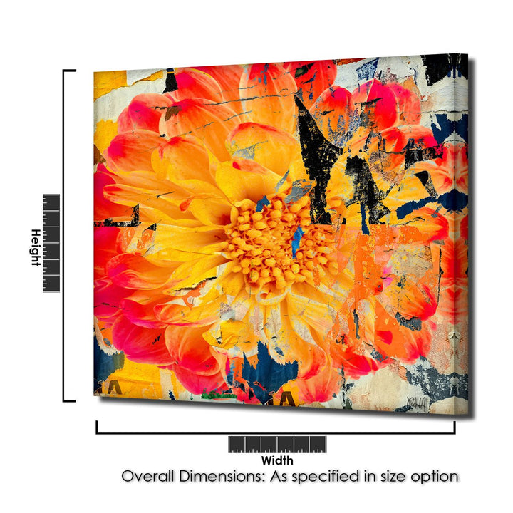 Painted Petals LXXXIV' Wrapped Canvas Wall Art