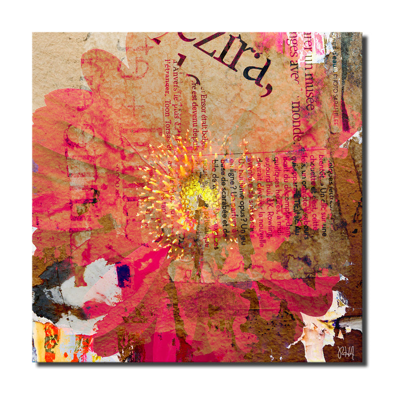 Painted Petals LXXXV' Wrapped Canvas Wall Art