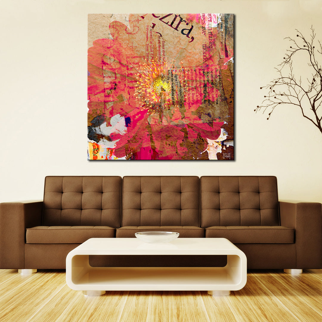Painted Petals LXXXV' Wrapped Canvas Wall Art