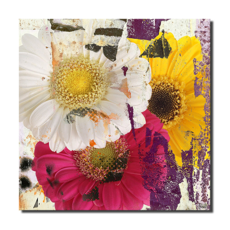 Painted Petals LXXXVI' Wrapped Canvas Wall Art