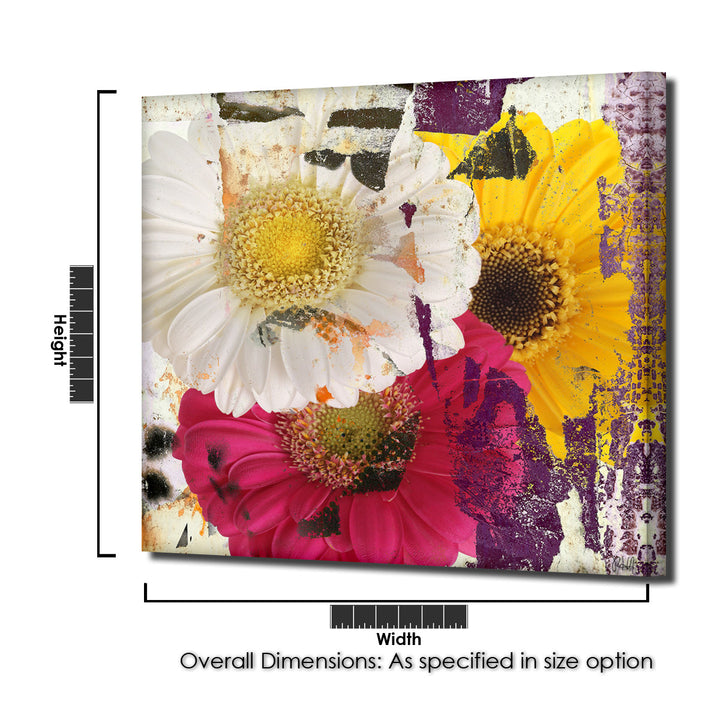 Painted Petals LXXXVI' Wrapped Canvas Wall Art