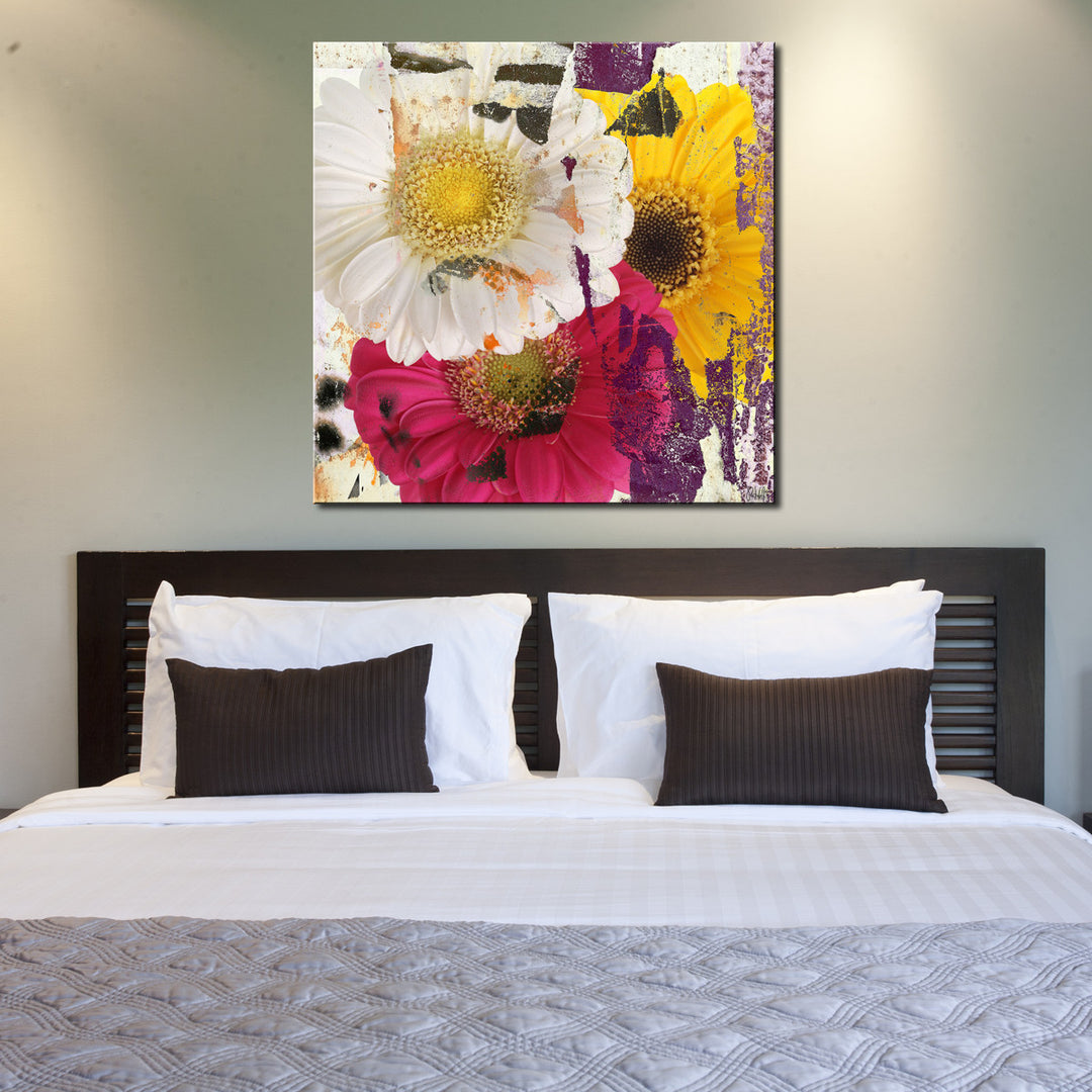 Painted Petals LXXXVI' Wrapped Canvas Wall Art