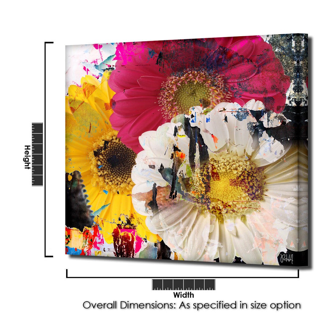 Painted Petals LXXXVII' Wrapped Canvas Wall Art