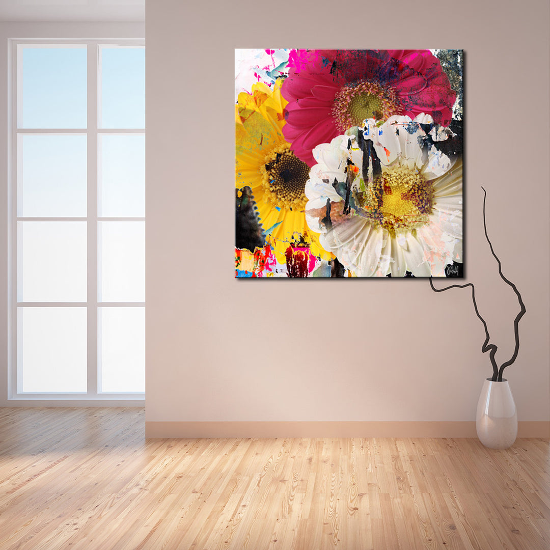 Painted Petals LXXXVII' Wrapped Canvas Wall Art