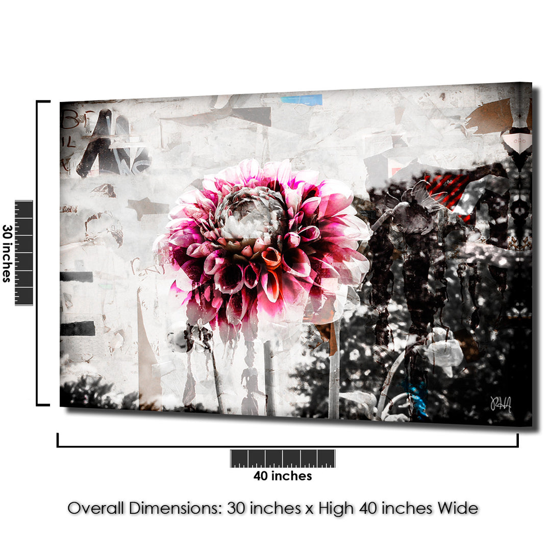 Painted Petals LXXXVIII' Wrapped Canvas Wall Art