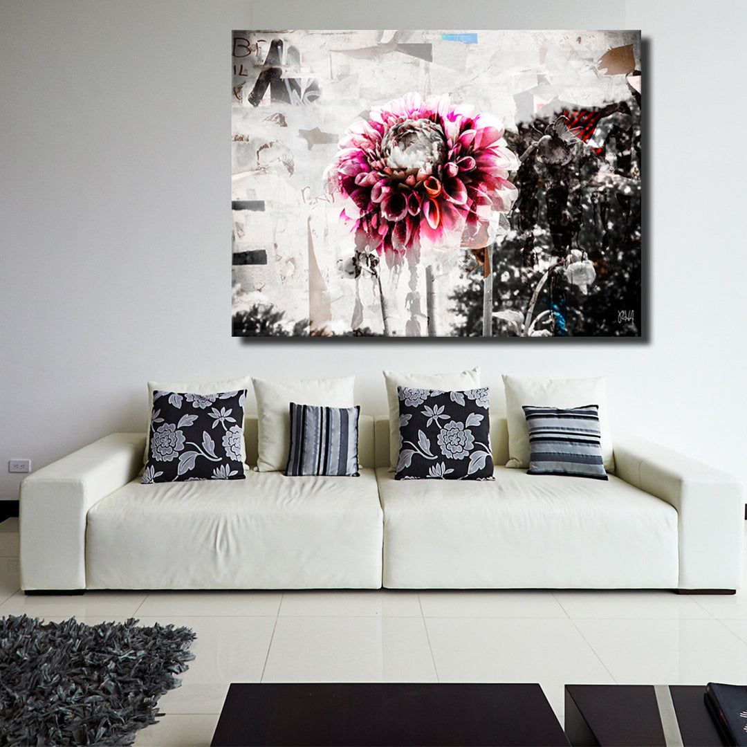 Painted Petals LXXXVIII' Wrapped Canvas Wall Art