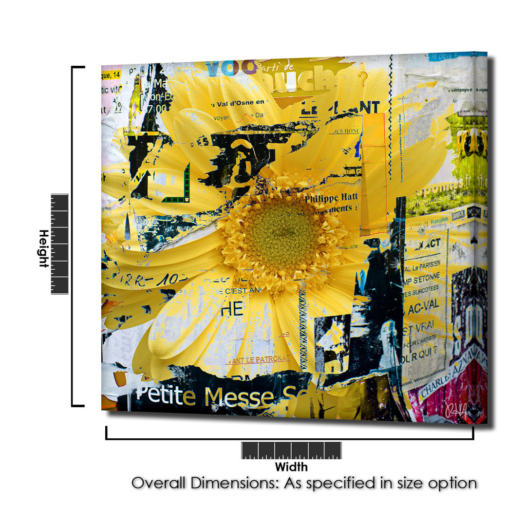 Painted Petals XCVI' Wrapped Canvas Wall Art