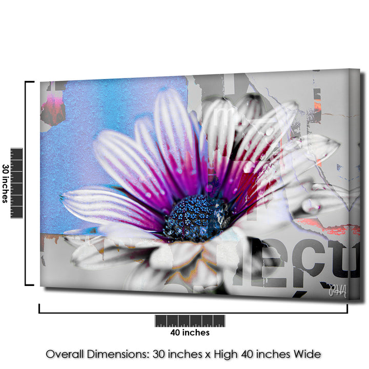 Painted Petals XCVII' Wrapped Canvas Wall Art
