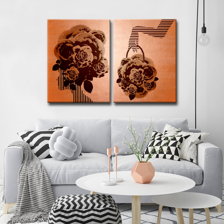 'Mod Swag III' 2 Piece  Wall Art