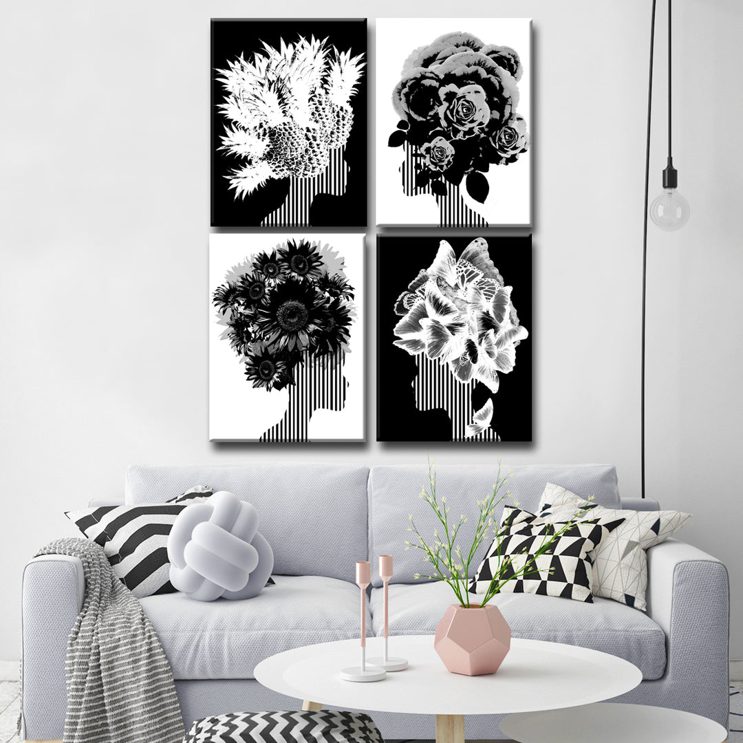 'Mod Swag' Four Piece  Wall Art