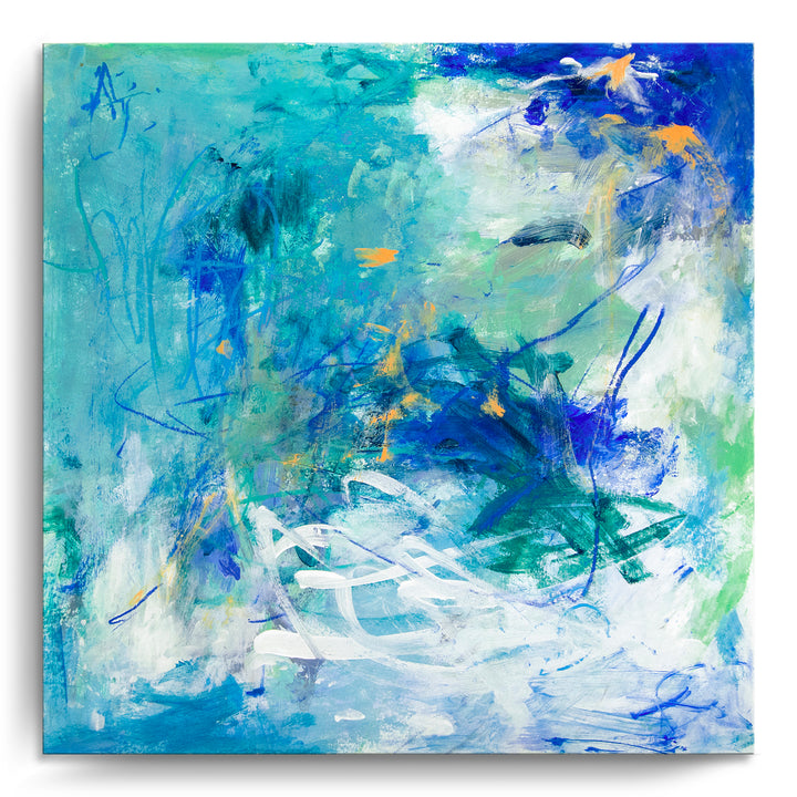 Blue Lagoon' Wrapped Canvas Wall Art