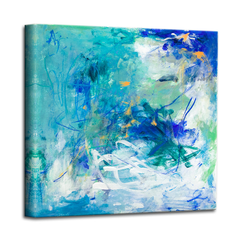 Blue Lagoon' Wrapped Canvas Wall Art