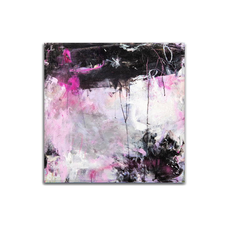 'Meet Me at the Pink Motel' Wrapped Canvas Wall Art