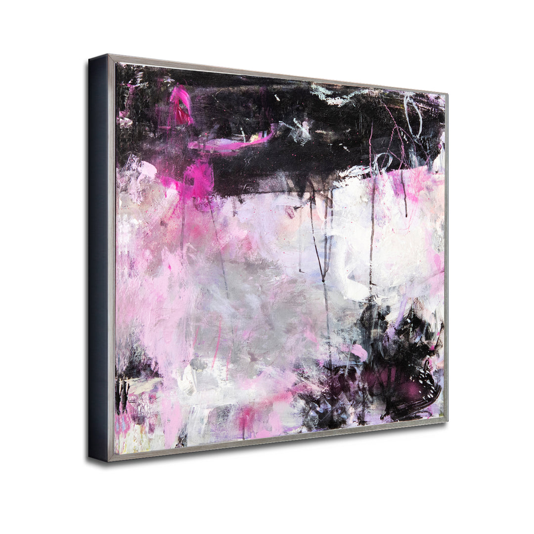 'Meet Me at the Pink Motel' Wrapped Canvas Wall Art