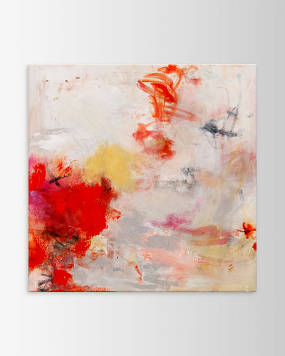 'Red Smoke' Wall Art