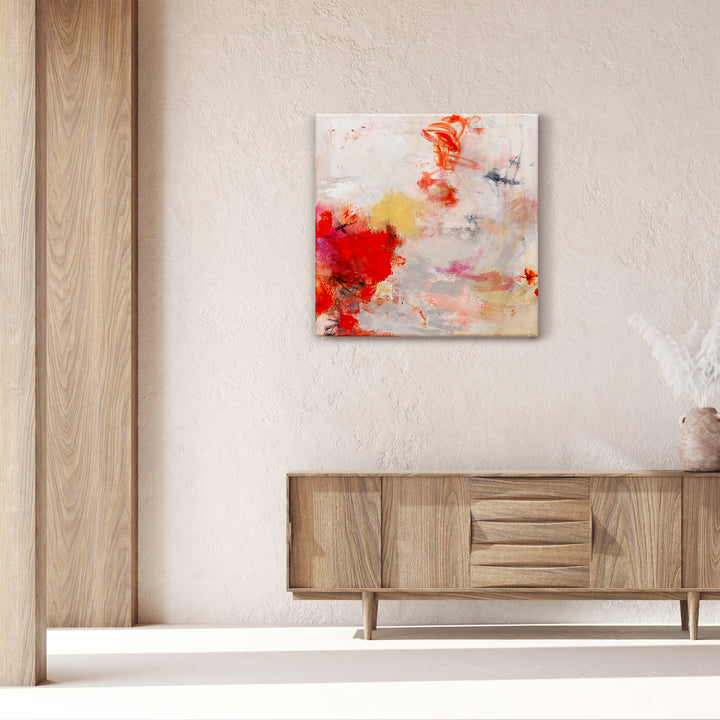 'Red Smoke' Wall Art