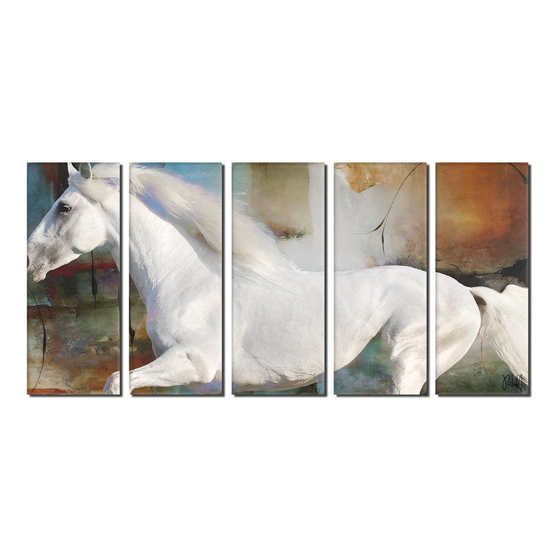Equestrian Saddle Ink PSXVIII' Canvas Wall Art