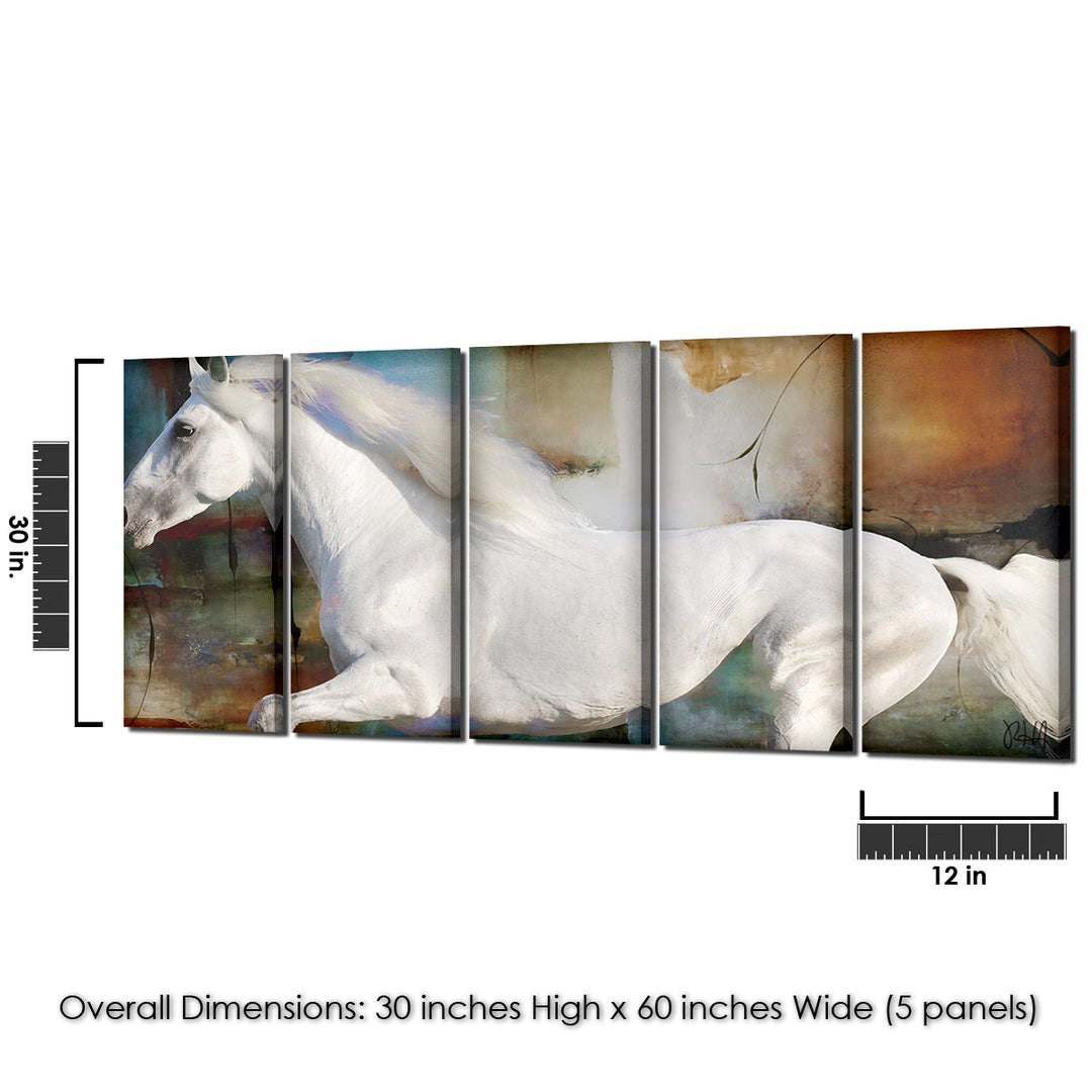 Equestrian Saddle Ink PSXVIII' Canvas Wall Art