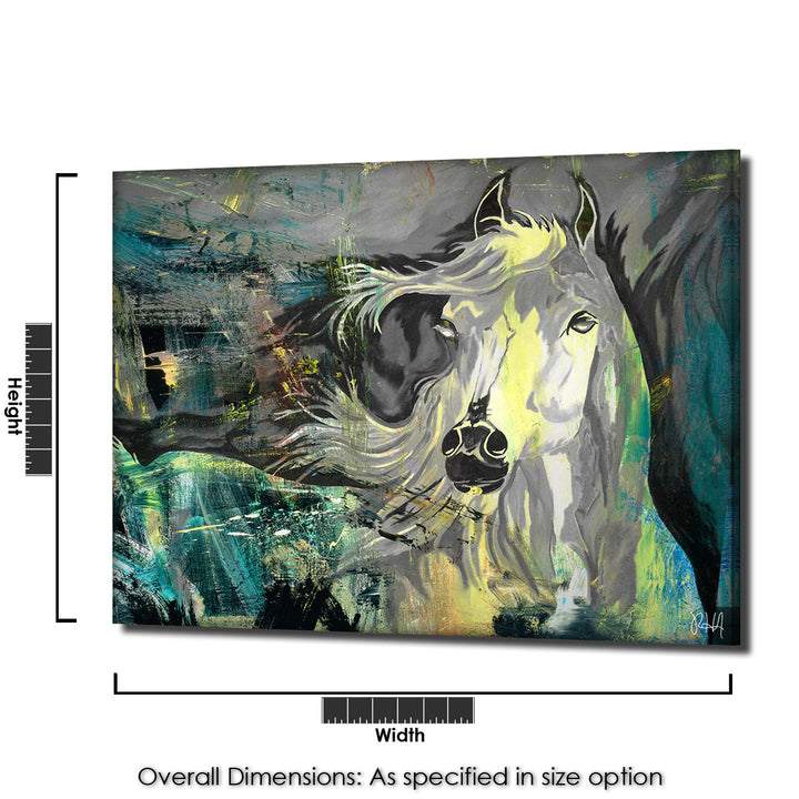 Equestrian Saddle Ink PSXIX' Canvas Wall Art