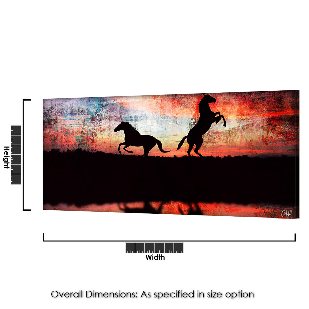 Equestrian Saddle Ink PSXXIV' Canvas Wall Art