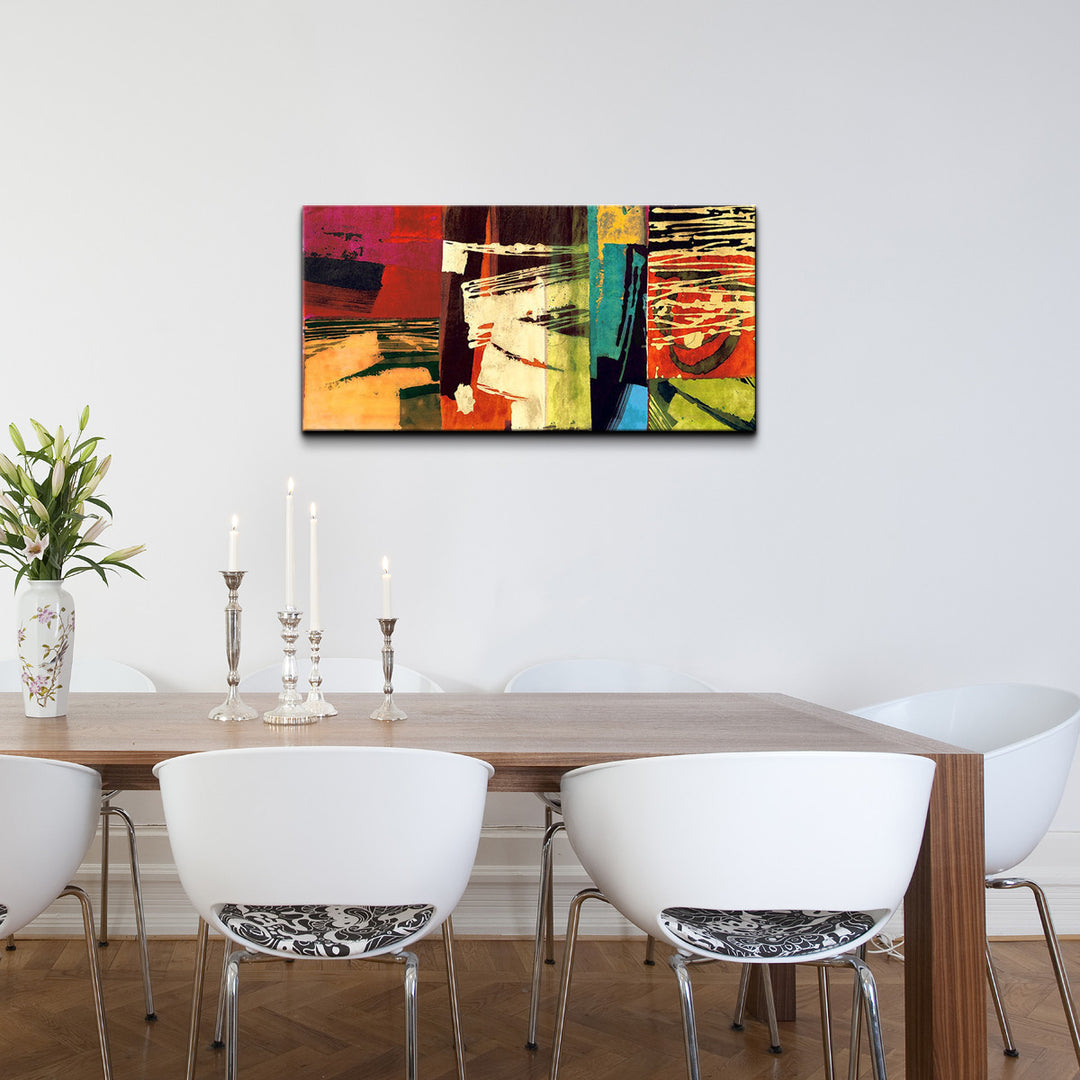 'Abstract' Wrapped Canvas Wall Art - Ready2HangArt